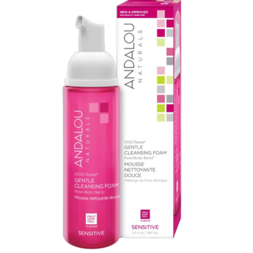 Andalou - 1000 Roses Gentle Cleansing Foam 163ml